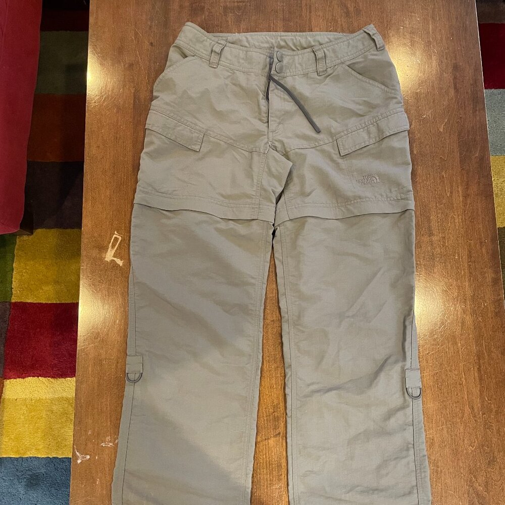 North Face Women's Zip Off Hiking Pants - Size 8